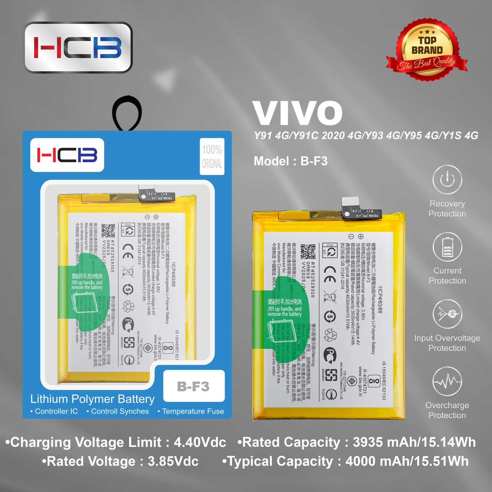 baterai vivo original bplus 100% baterai vivo original bplus 100%