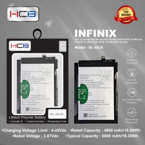 baterai infinix bl 49fx original bplus 100%