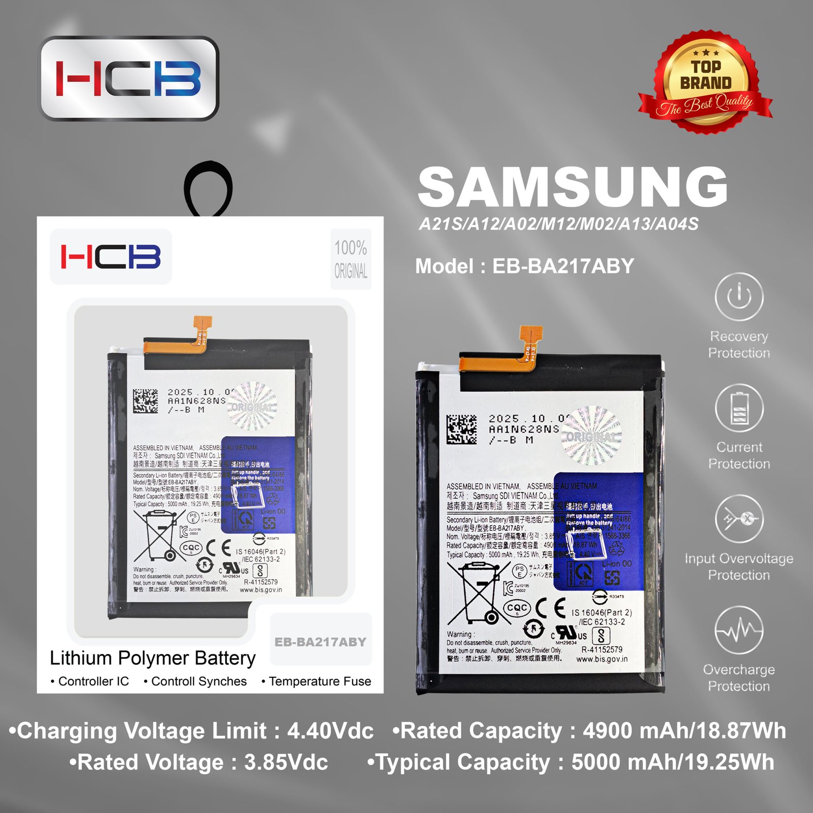 BATERAI SAMSUNG EB-BA217ABY ORIGINAL BPLUS 100%